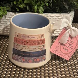 NWT Sunday Morning Book Lover Club Literary Classics Mug
